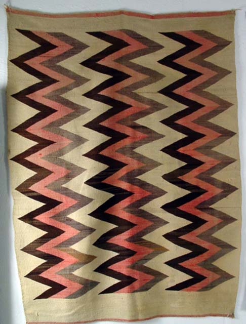 Zig Zag Navajo Rug 6'6x5'