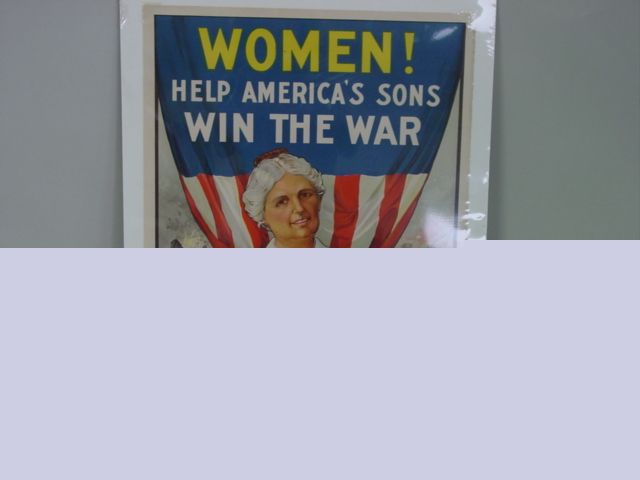 1917 War Bond Poster 'Women Help Win War'