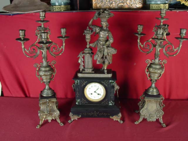 3pc. Clock Set