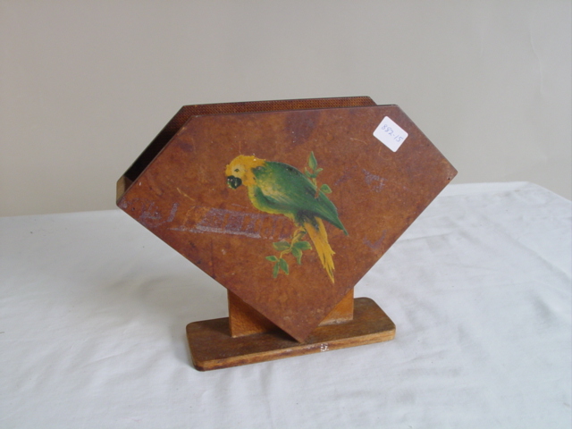 Art Deco Parrot Napkin Holder