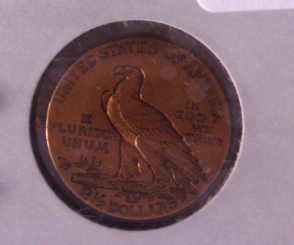 1911 $2.5 Indian Gold pc. VF (2)
