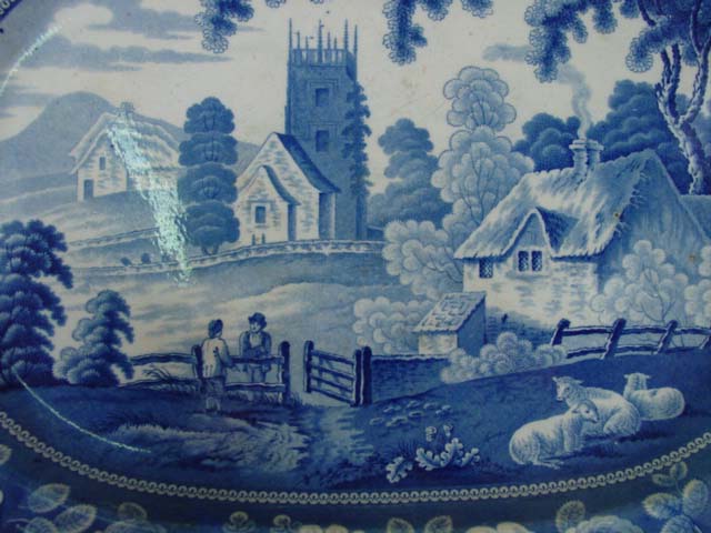 Blue & white platers cu