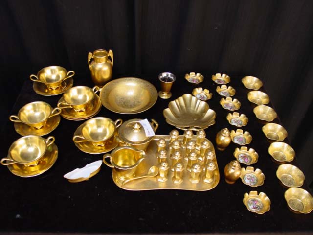 Pickard gold porcelains app. 53 pcs.