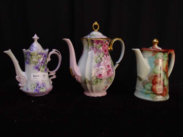 Porcelain teapots