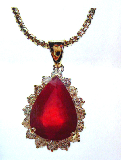 Ruby & Diamond Necklace