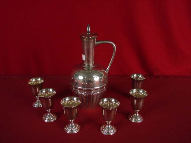 Sterling Silver liqueur set