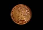1897 S 5$ Liberty Gold pc. MS60