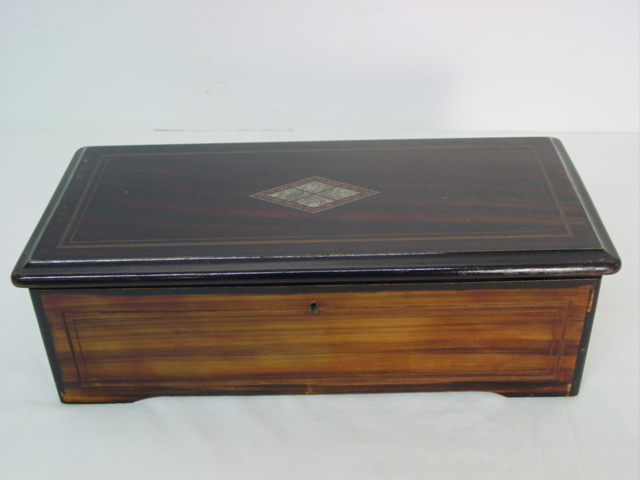 Swiss 6 Tune Music Box closed