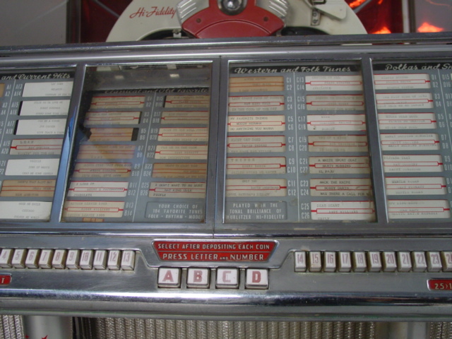 Wurlizer Model 1800 Jukebox cu2