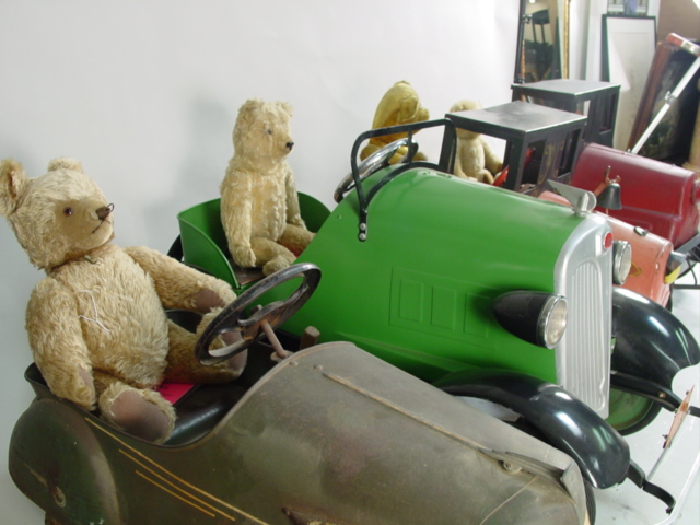 Pedal Car Collection and Steif Bears