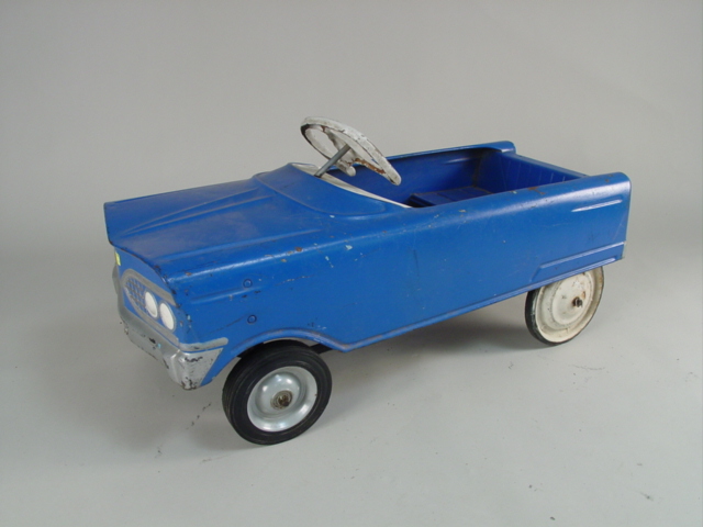 Vintage Blue Pedal Car